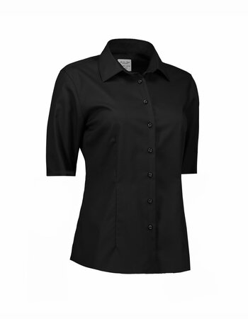 Non Iron Dames blouse -  short sleeve - Modern Fit in 3 kleuren