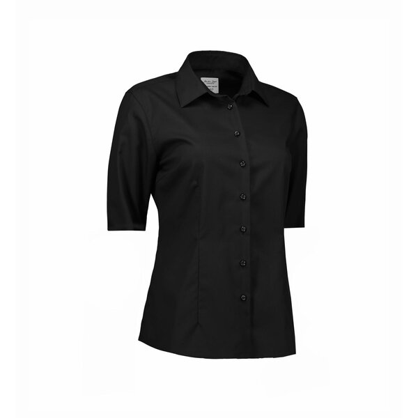 ID Identity Non Iron Dames blouse -  short sleeve - Modern Fit in 3 kleuren