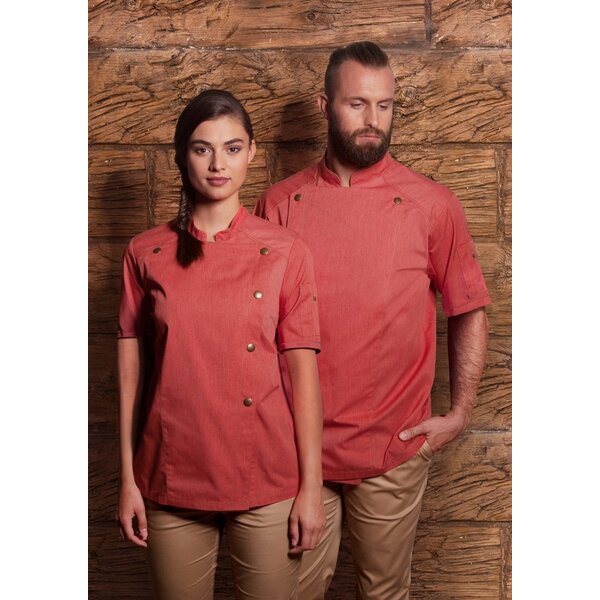 Karlowsky Jeans Style Short sleeve Chef jacket - heren