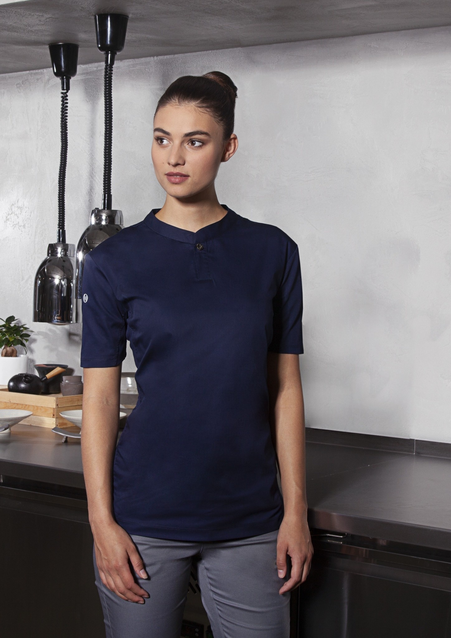 Performance Short sleeve work shirt - dames