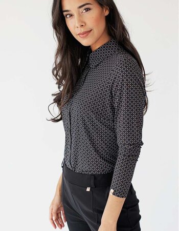 Giethoorn cravat blouse