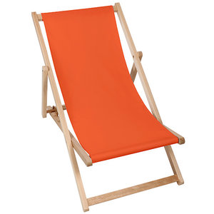 Houten strandstoel in felle tinten - verschillende kleuren Bedrijfskleding