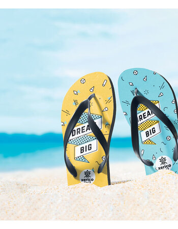 Strandslippers met volledige bedrukking