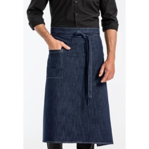 Greiff Lange denim sloof met stretch