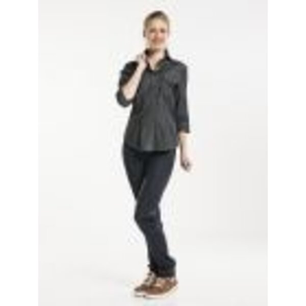 Chaud Devant Dames shirt denim stretch horeca & bediening