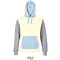 Sols Uniseks hoodie in pasteltinten