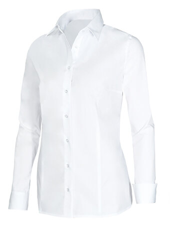 Blouse dames 6 kleuren - strijkarm - stretch in 6 kleuren beschikbaar