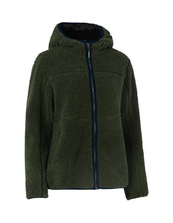 Dames zachte Teddy fleecevest in hippe kleuren