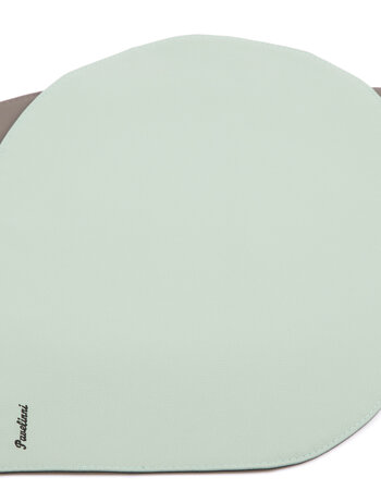 Placemat druppel vorm - classic - ecoleder in vele kleuren