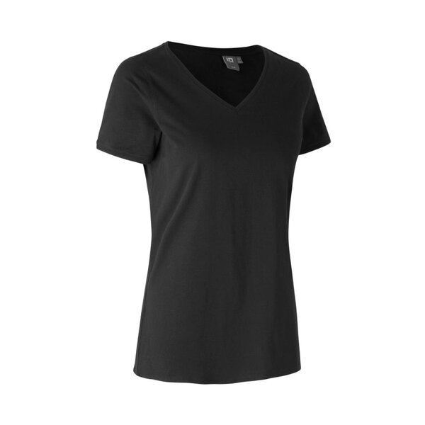 ID Identity Dames t-shirt met v-hals en getailleerde fit