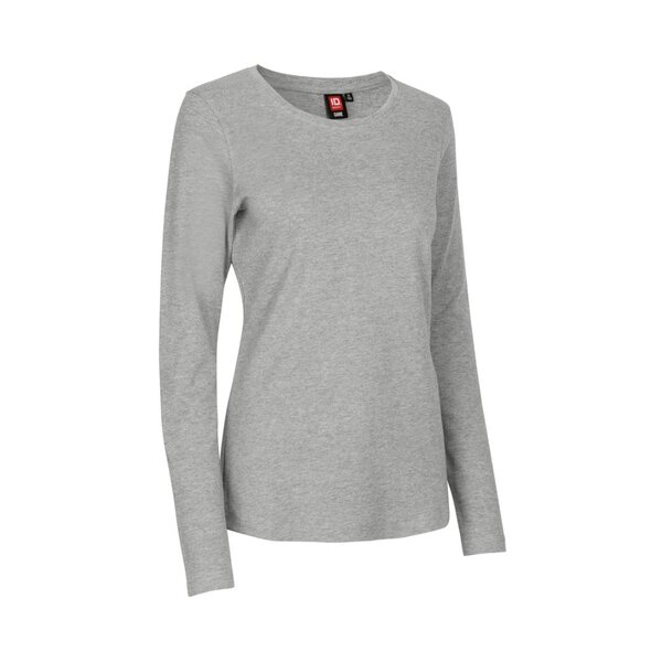 ID Identity Dames longsleeve slimfit met ronde hals