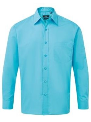 Premier Overhemd  in vele kleuren - blauwtinten - heren