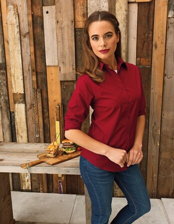 Blouse in vele kleuren - roze - paars - rood tinten