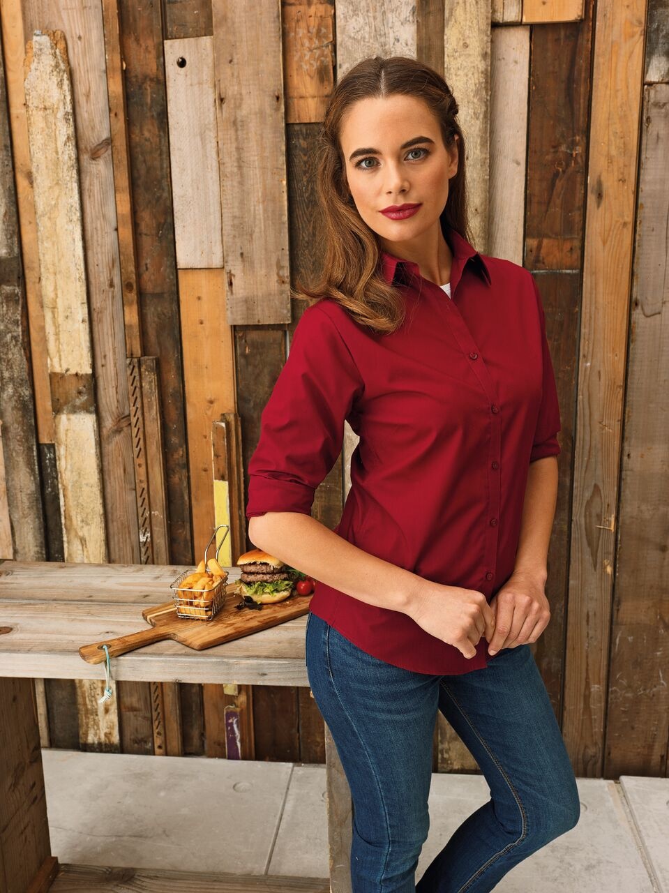 Blouse in vele kleuren - roze - paars - rood tinten