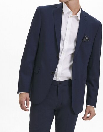 Heren blazer  Regular fit Stretch