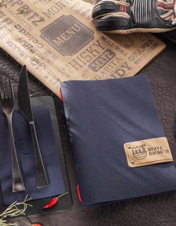 Menukaart Jute PVC A5 in 10 kleuren