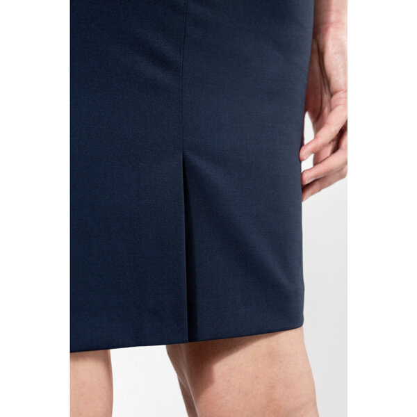 Kariban Elegante representatieve jurk met stretch en getailleerde snit in zwart of navy