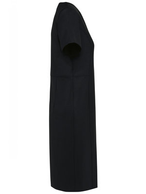 Kariban Elegante representatieve jurk met stretch en getailleerde snit in zwart of navy