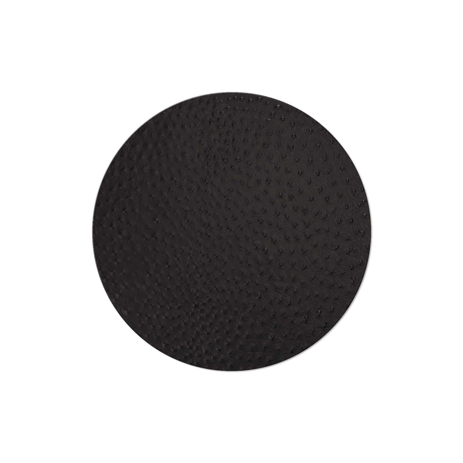 Placemat leer Fashion Rond in 3 kleuren Bontenue Bedrijfskleding