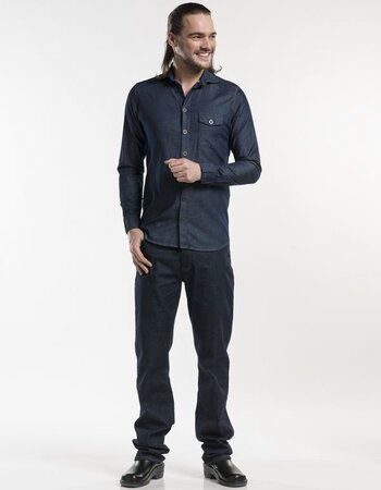 Heren koksbroek jeans met stretch