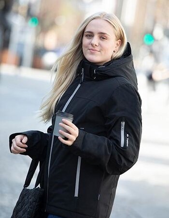 Softshell winterjas dames in 3 kleuren