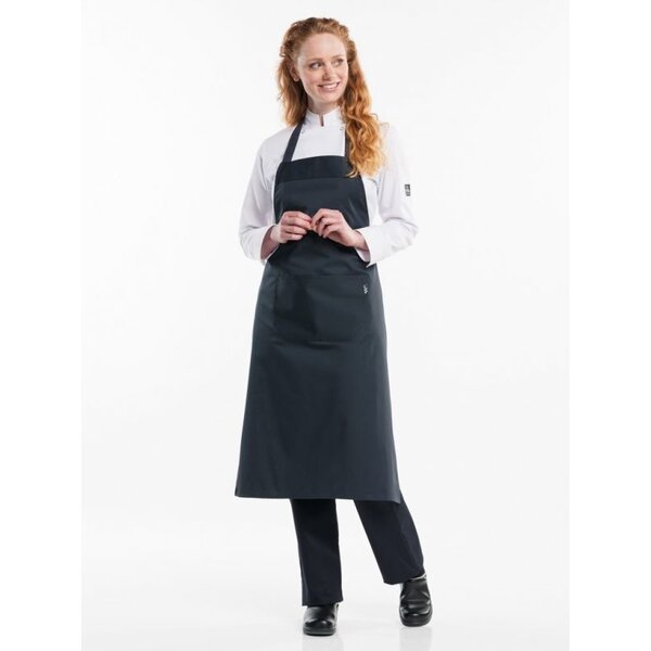 Chaud Devant Schort olijf bib apron