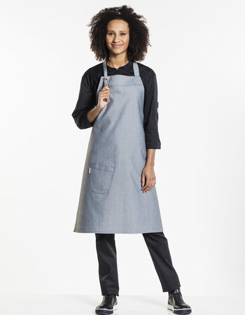Bib Apron Bujutsu-Petrol-Grijs of Zand
