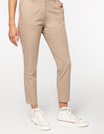 Slimfit dames chinobroek - trendy & basic kleuren