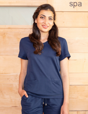 Zorgshirt met zakken dames