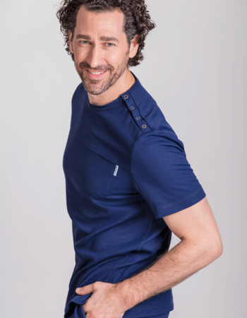 Zorgshirt met zakken heren
