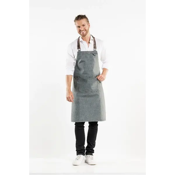 Chaud Devant Bib Apron Schort  Denim