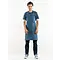 Chaud Devant Schort Bib Apron Amal Blue W75 - L90