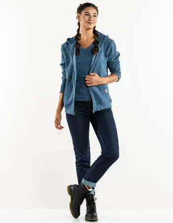 Hoodie Unisex gerecyclede bedrijfskleding blauw