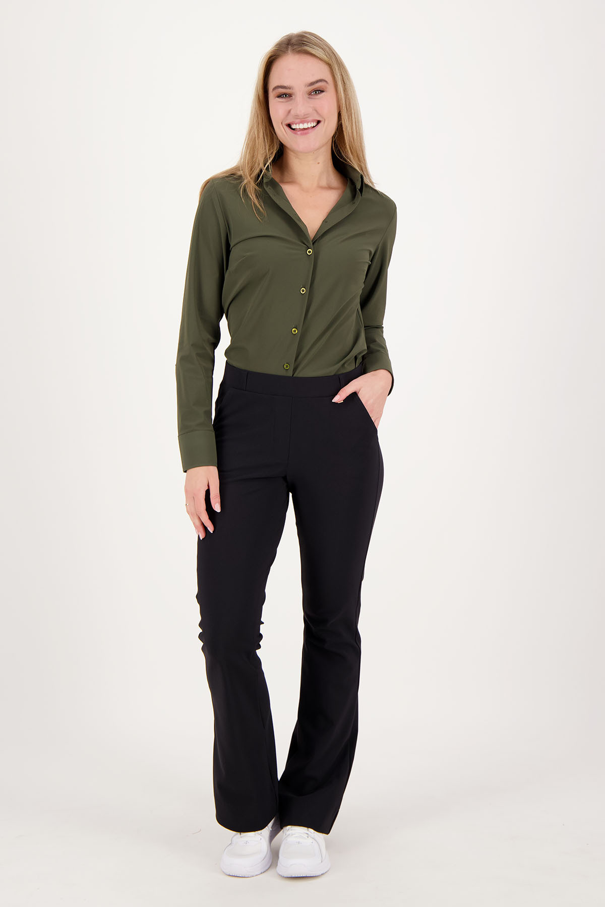 Blouse travelstof  Davina - v/a 3 stuks - staffelprijzen