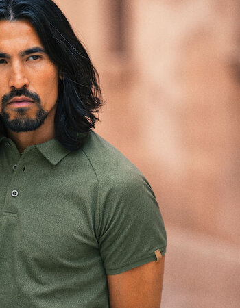 Polo Recycled Polyester/ Katoen / Elastaan mix