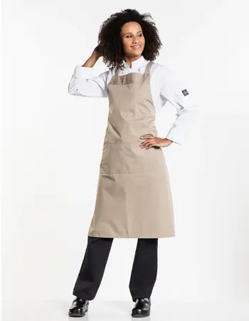 Schort Gekruiste banden - bib apron cross