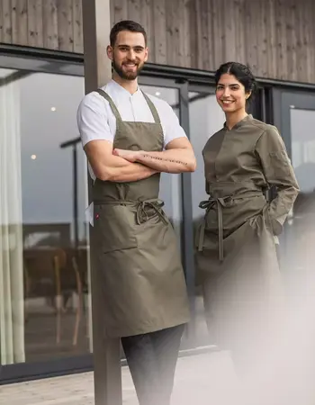 Unisex Koksbuis korte mouw in vele kleuren