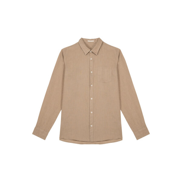 Linnen Overhemd Voor Heren – Vintage Piratenstijl Met Vetersluiting