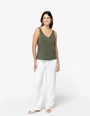 Linnen broek dames in 3 kleuren