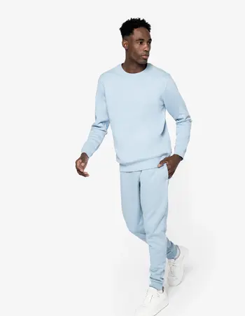 Ecologische unisex sweater - blauw - groen - paars