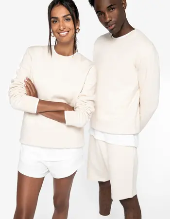 Ecologische unisex sweater - Zwart - Zand - Grijs