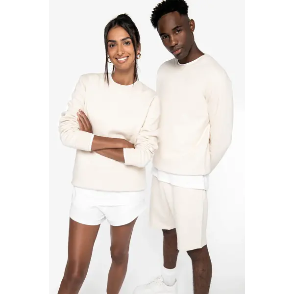 Native Spirit Ecologische unisex sweater  Zwart - Zand - Grijs