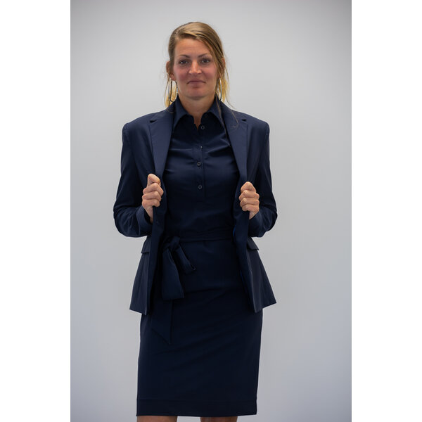 Capraro Blazer dames gevoerd travelstof