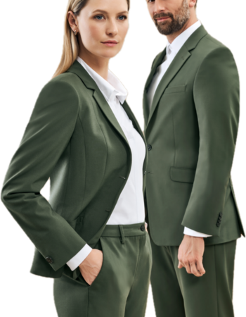 Blazer Olijf Heren