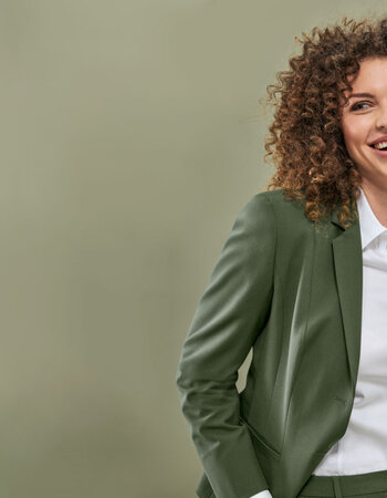 Blazer Olijf Dames