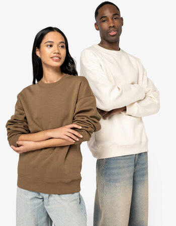 Ecologische oversized uniseks sweater