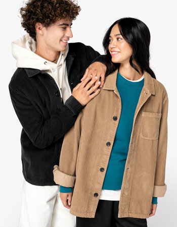 Ecologisch ribfluwen jasje Unisex