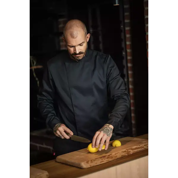 Segers Koksjas met stretchpanelen heren