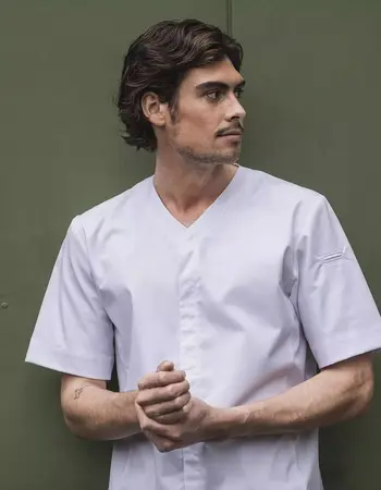 Koksjas stretch uniseks - Wit