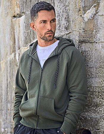 Hoge kwaliteit heren hoodie met rits in 6 kleuren
